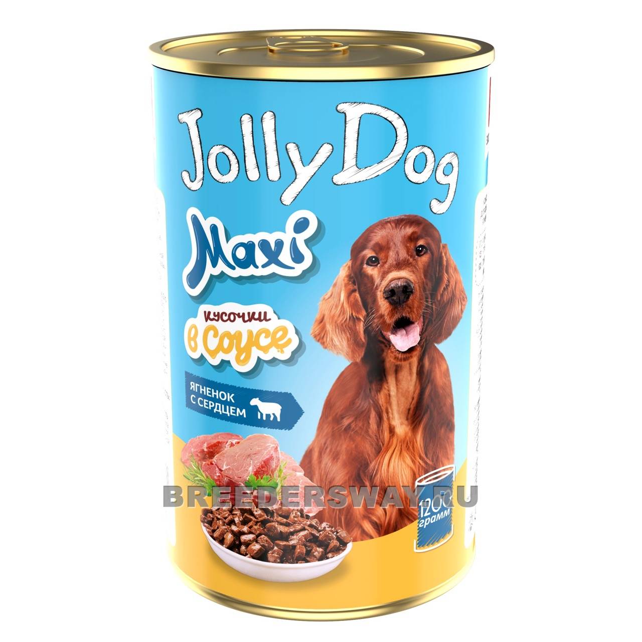 Jolly Dog Ягнёнок с сердцем д/собак 1200гр